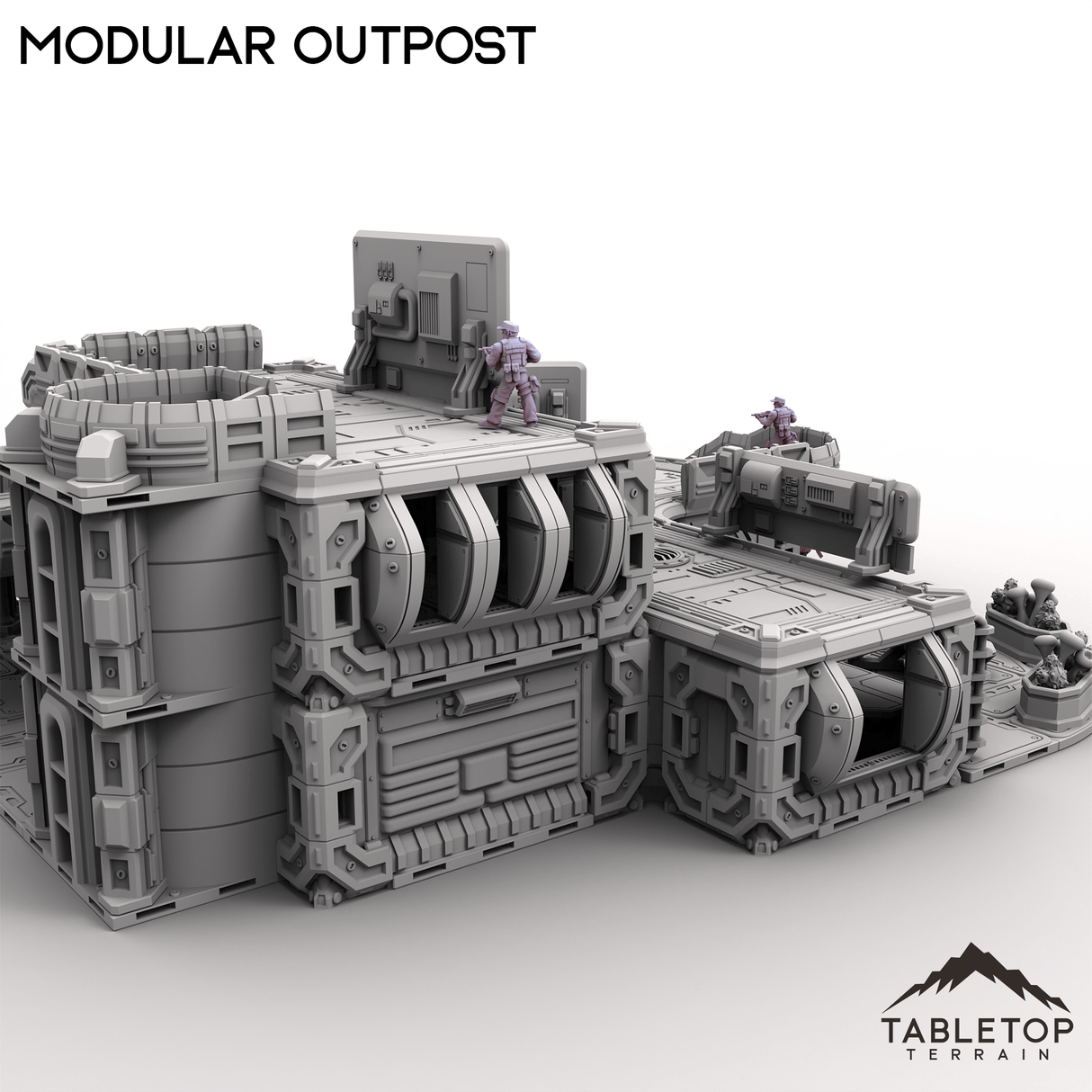 Tabletop Terrain Terrain Modular Outpost
