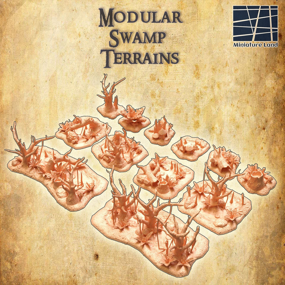 Tabletop Terrain Terrain Modular Swamp Terrain