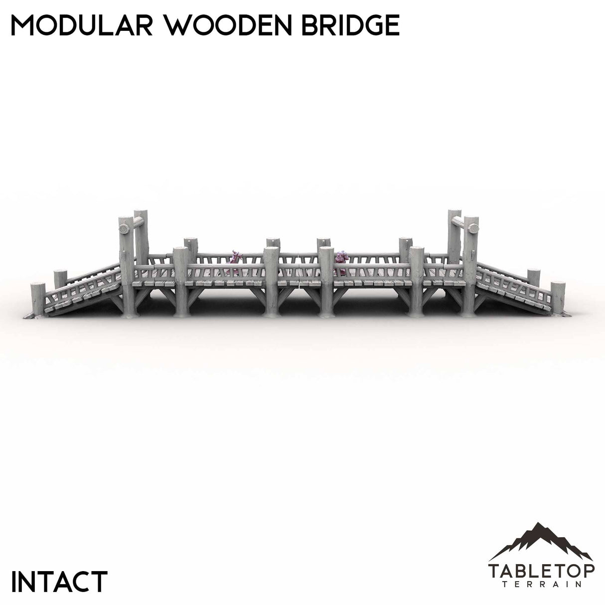 Tabletop Terrain Terrain Modular Wooden Bridge