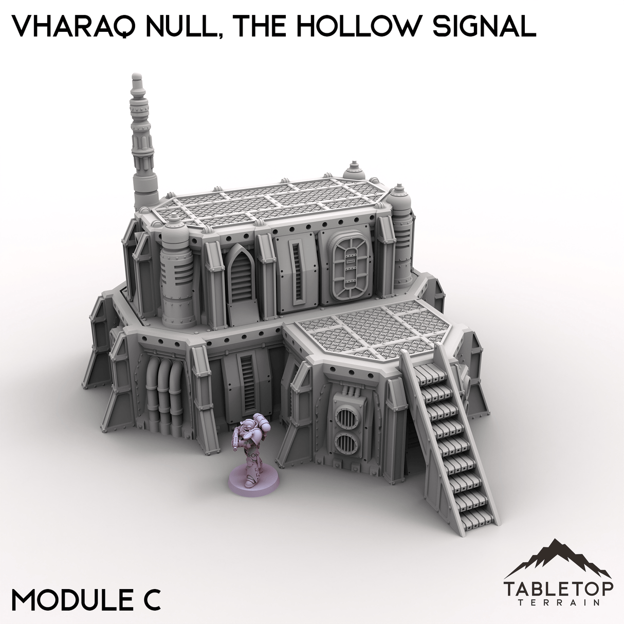 Tabletop Terrain Terrain Module C / 28/32mm Vharaq Null, The Hollow Signal