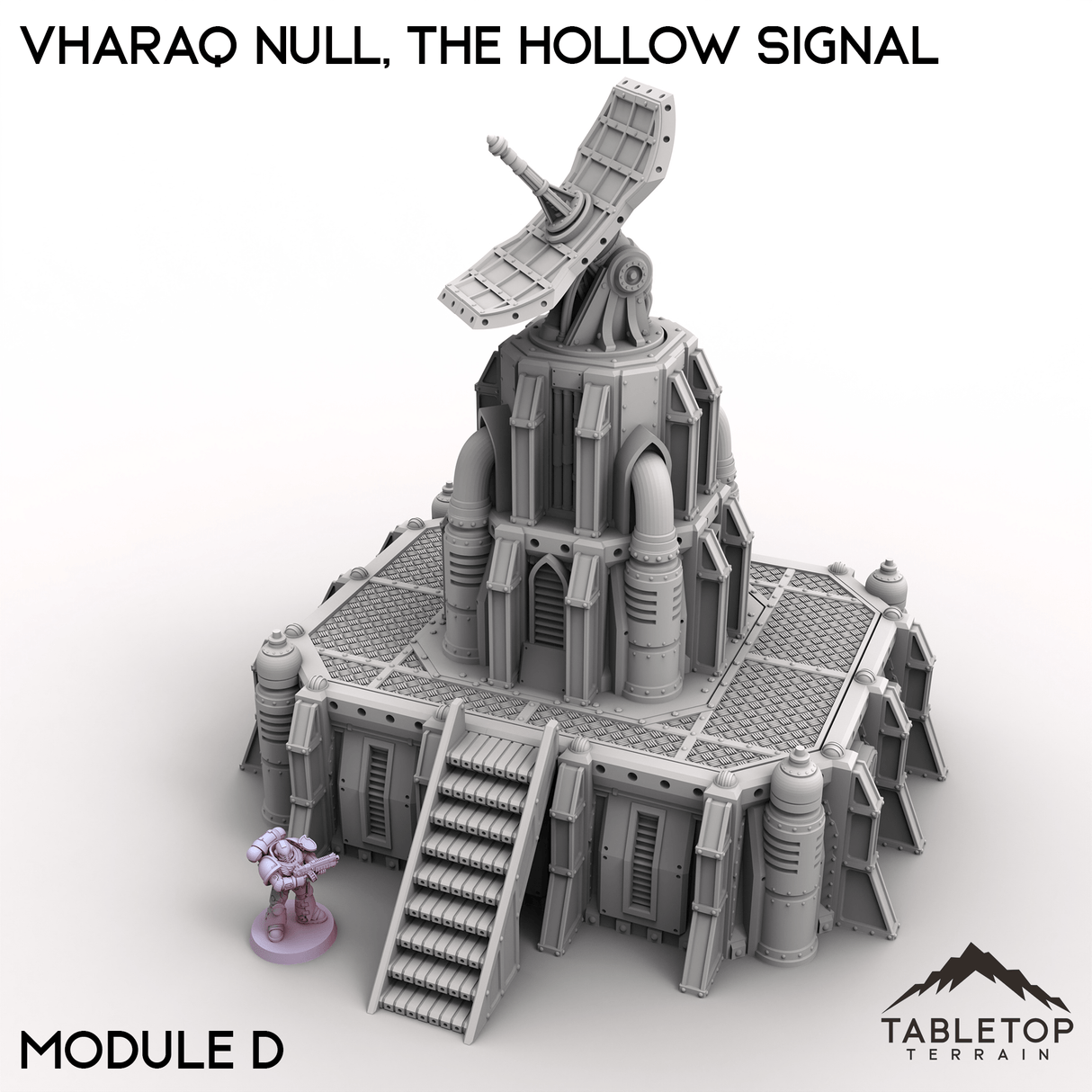 Tabletop Terrain Terrain Module D / 28/32mm Vharaq Null, The Hollow Signal