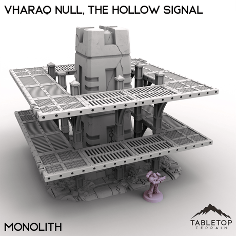 Tabletop Terrain Terrain Monolith / 28/32mm Vharaq Null, The Hollow Signal