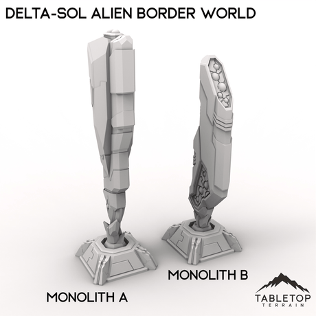 Tabletop Terrain Terrain Monolith A / 28/32mm Delta-sol Alien Border World