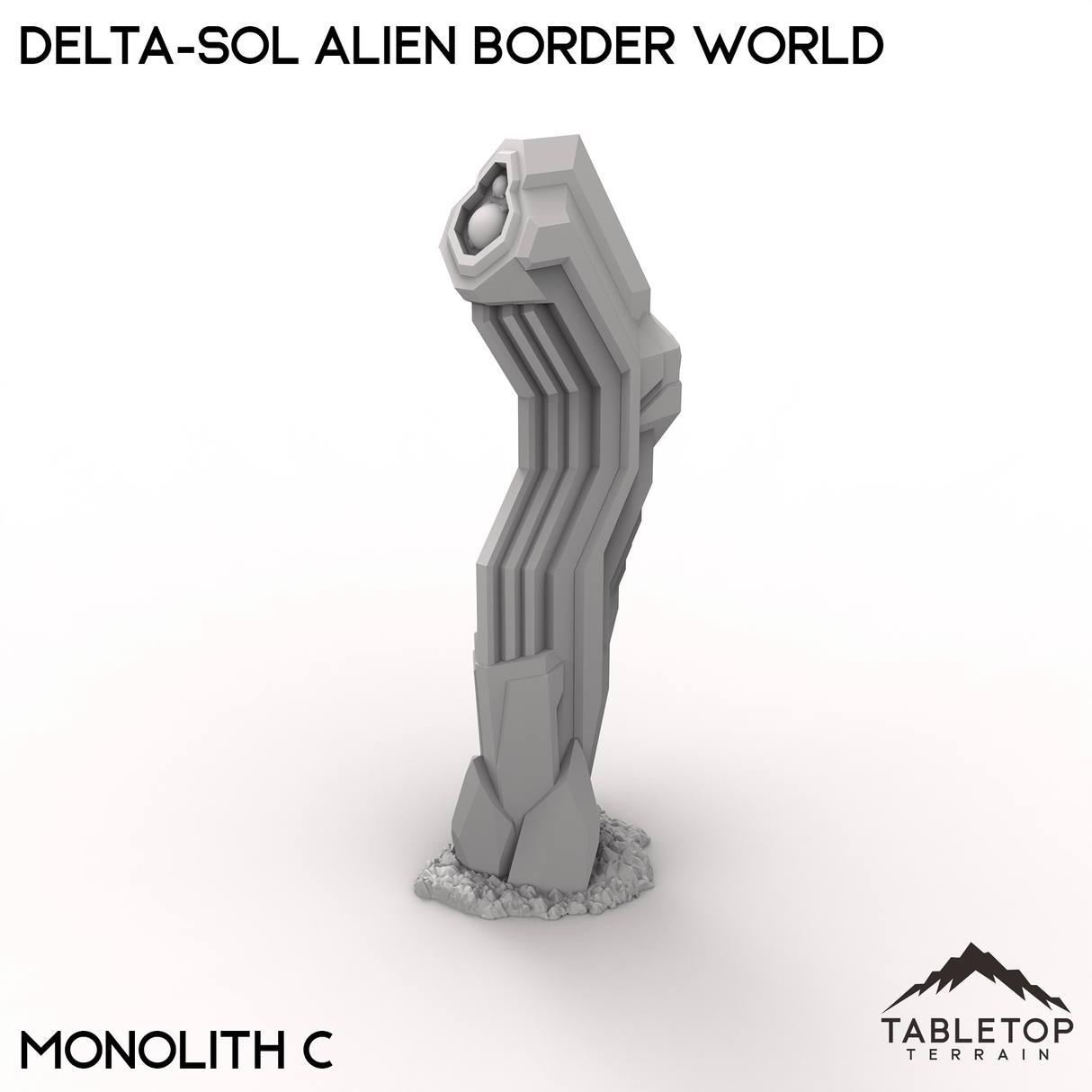 Tabletop Terrain Terrain Monolith C / 28/32mm Delta-sol Alien Border World