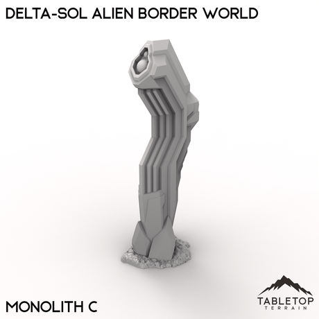 Tabletop Terrain Terrain Monolith C / 28/32mm Delta-sol Alien Border World