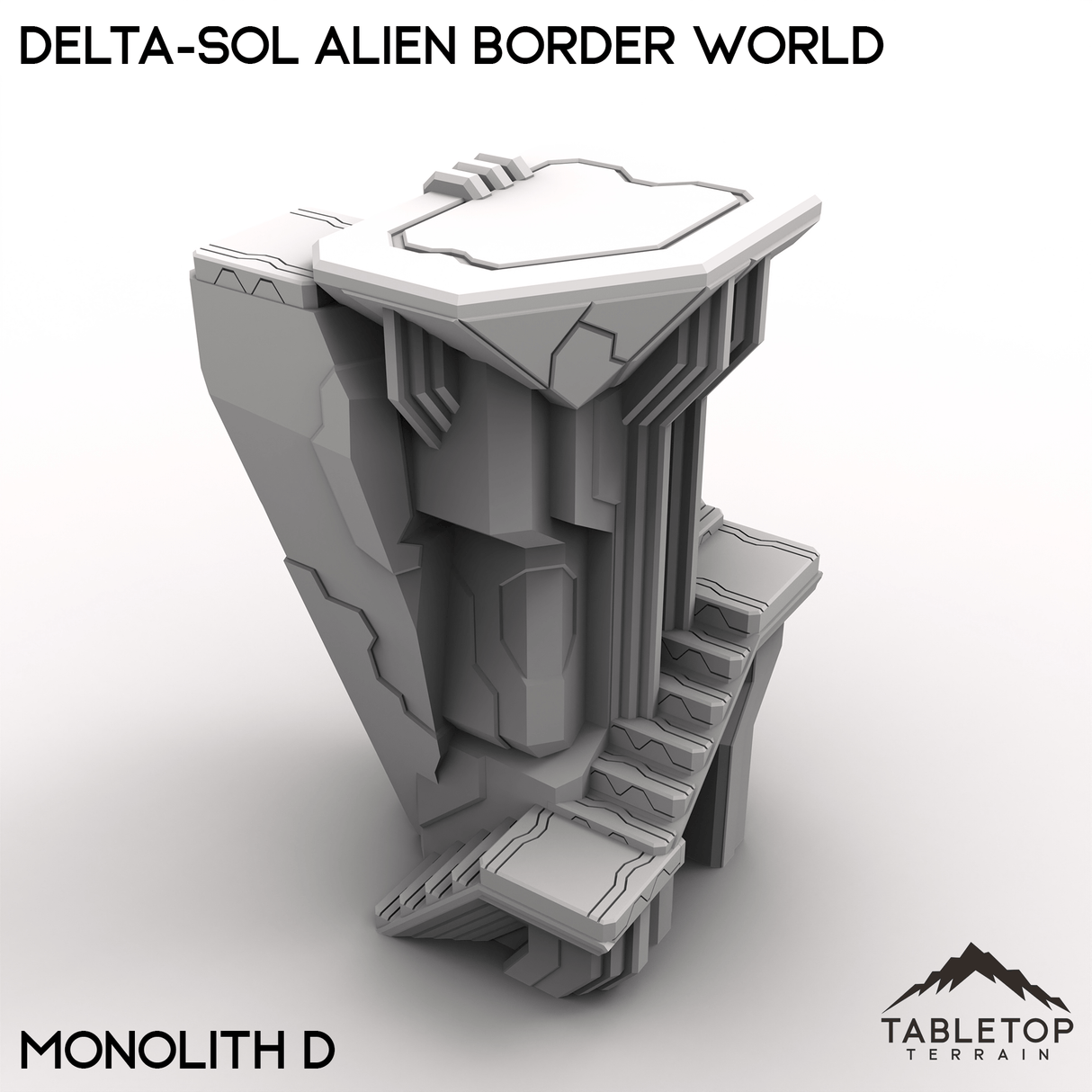 Tabletop Terrain Terrain Monolith D / 28/32mm Delta-sol Alien Border World