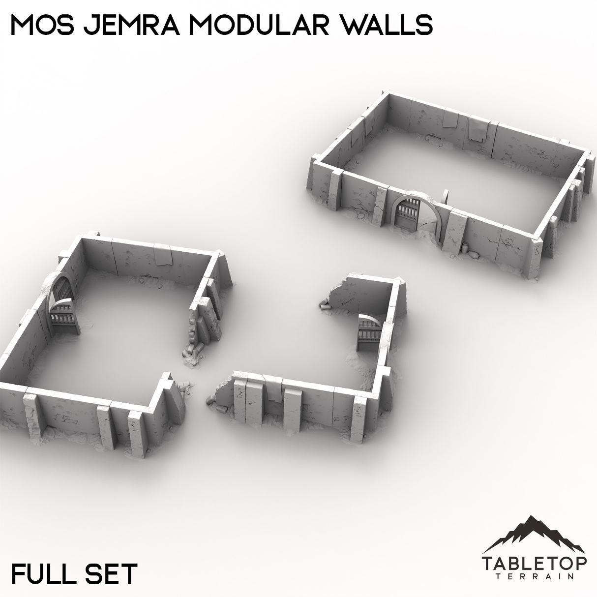 Tabletop Terrain Terrain Mos Jemra Modular Walls