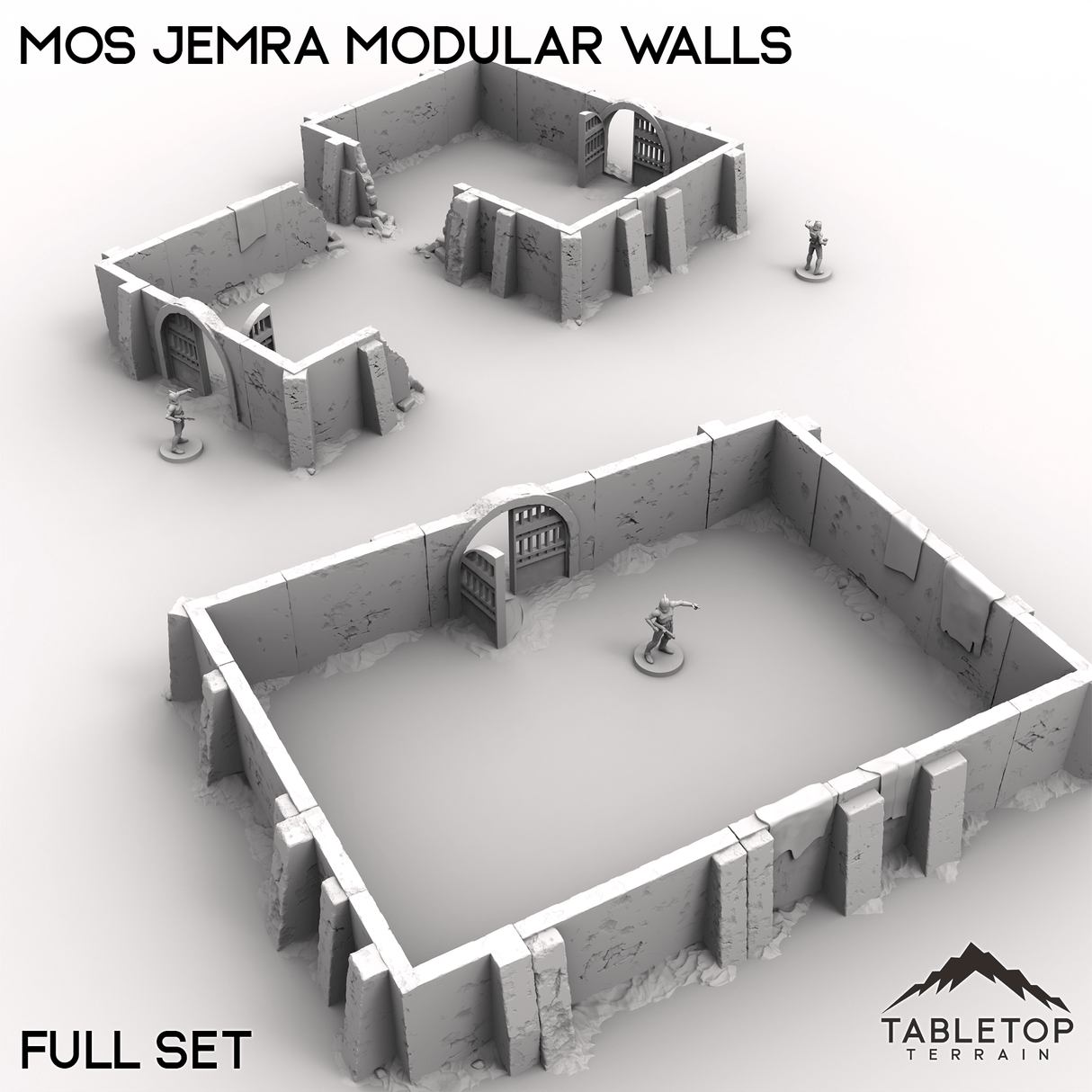 Tabletop Terrain Terrain Mos Jemra Modular Walls