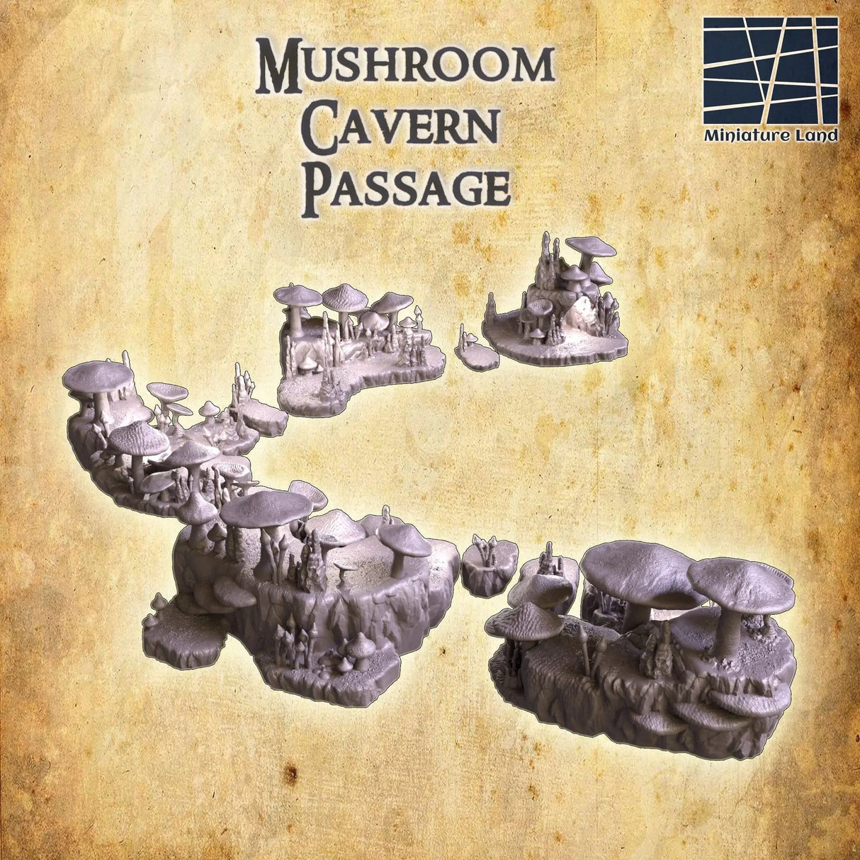 Tabletop Terrain Terrain Mushroom Cavern Passage