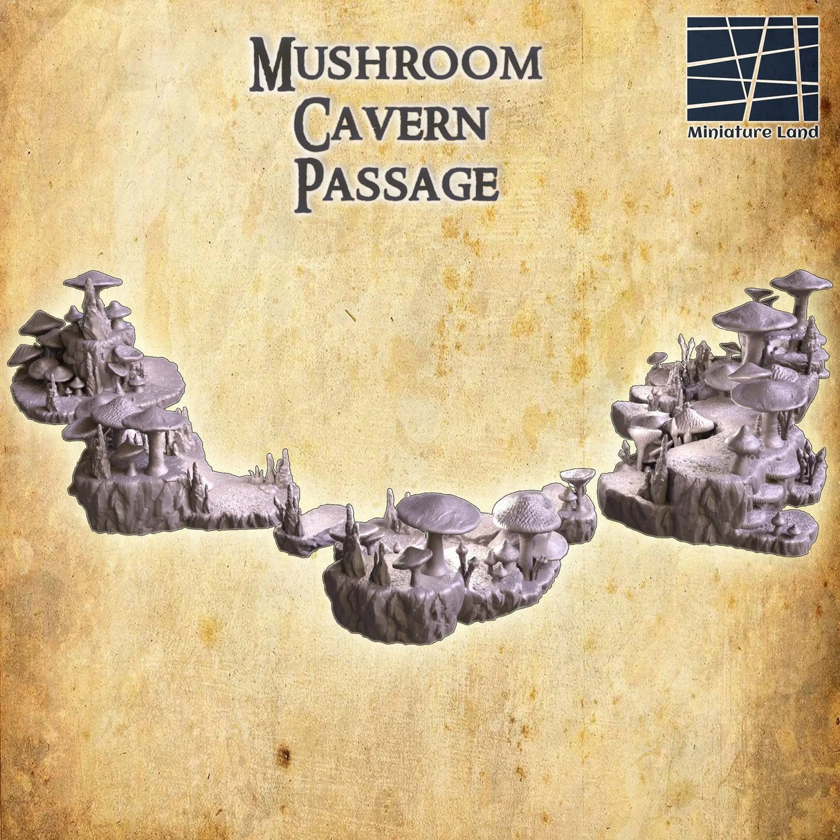 Tabletop Terrain Terrain Mushroom Cavern Passage