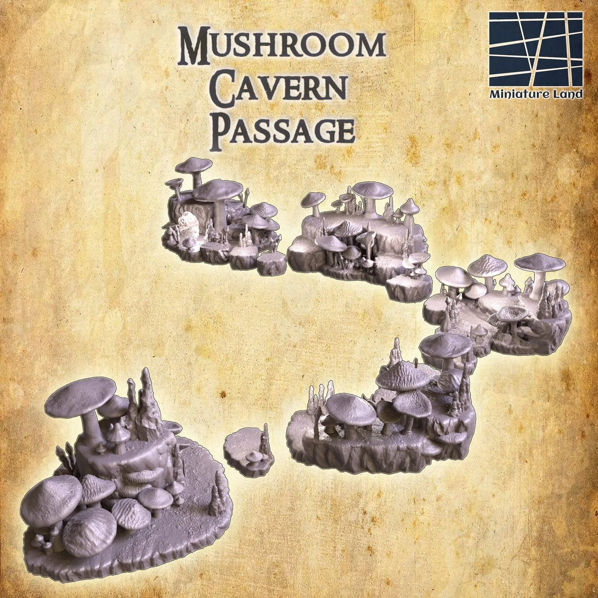 Tabletop Terrain Terrain Mushroom Cavern Passage