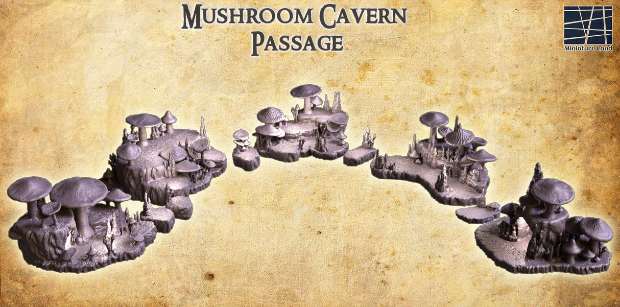 Tabletop Terrain Terrain Mushroom Cavern Passage