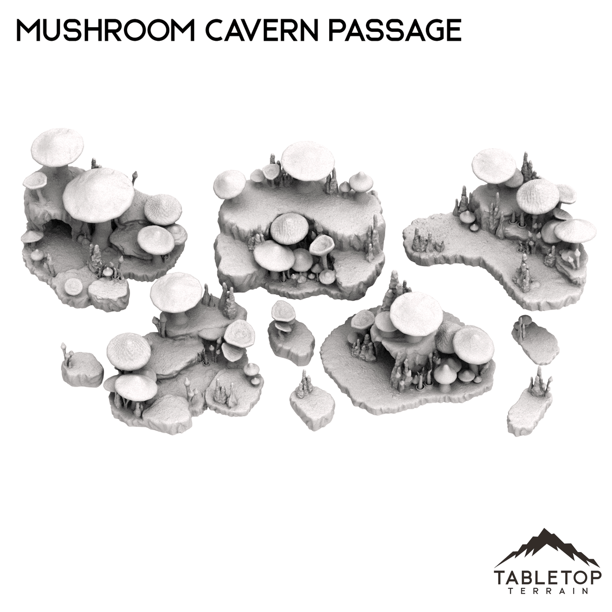 Tabletop Terrain Terrain Mushroom Cavern Passage