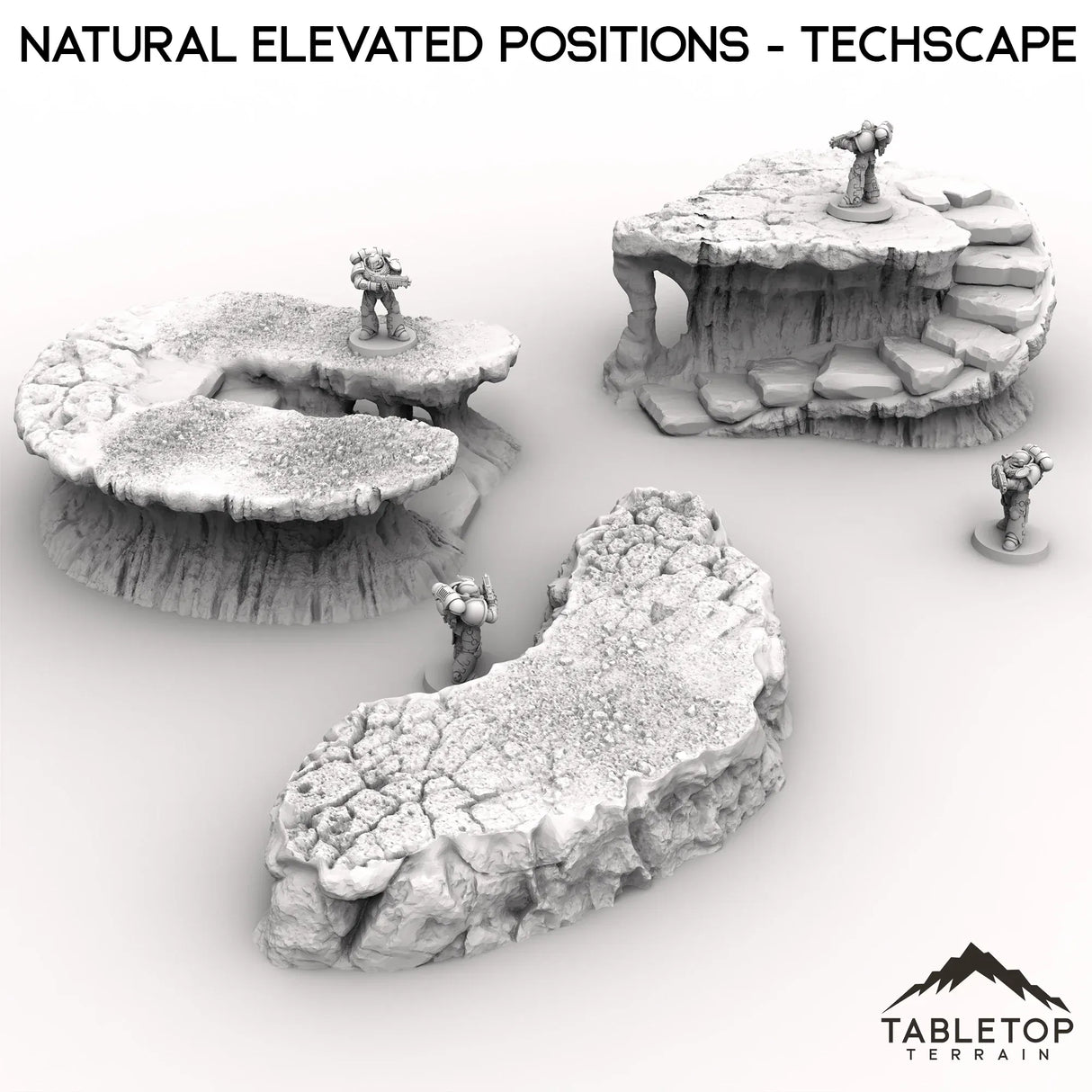 Tabletop Terrain Terrain Natural Elevated Positions - Techscape