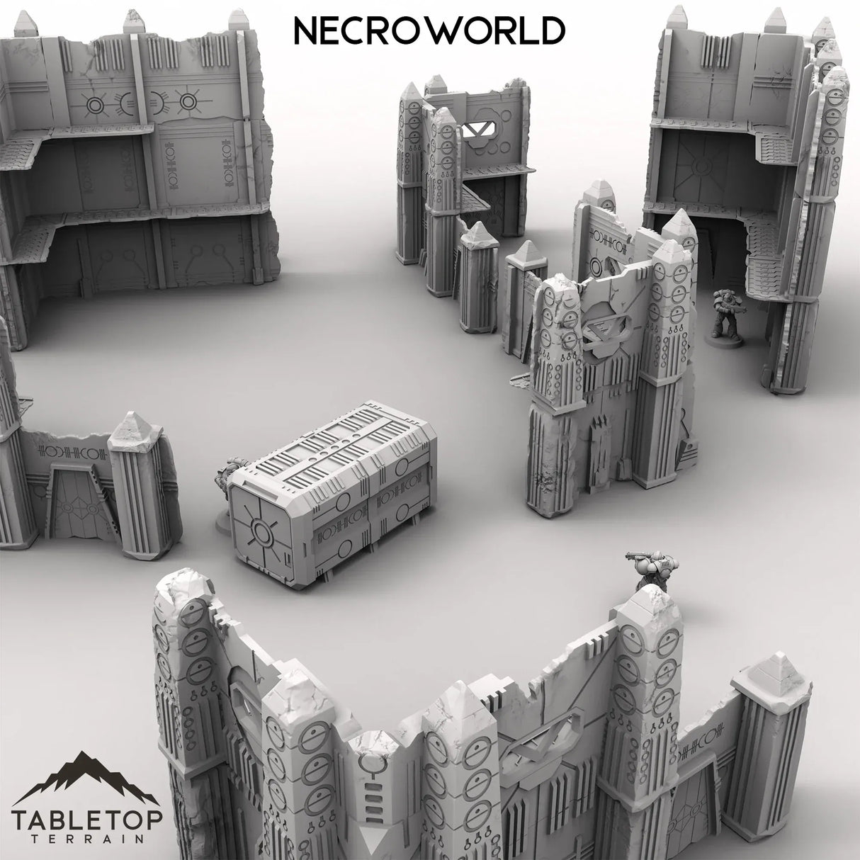 Tabletop Terrain Terrain NecroWorld - WTC compatible Terrain Pack
