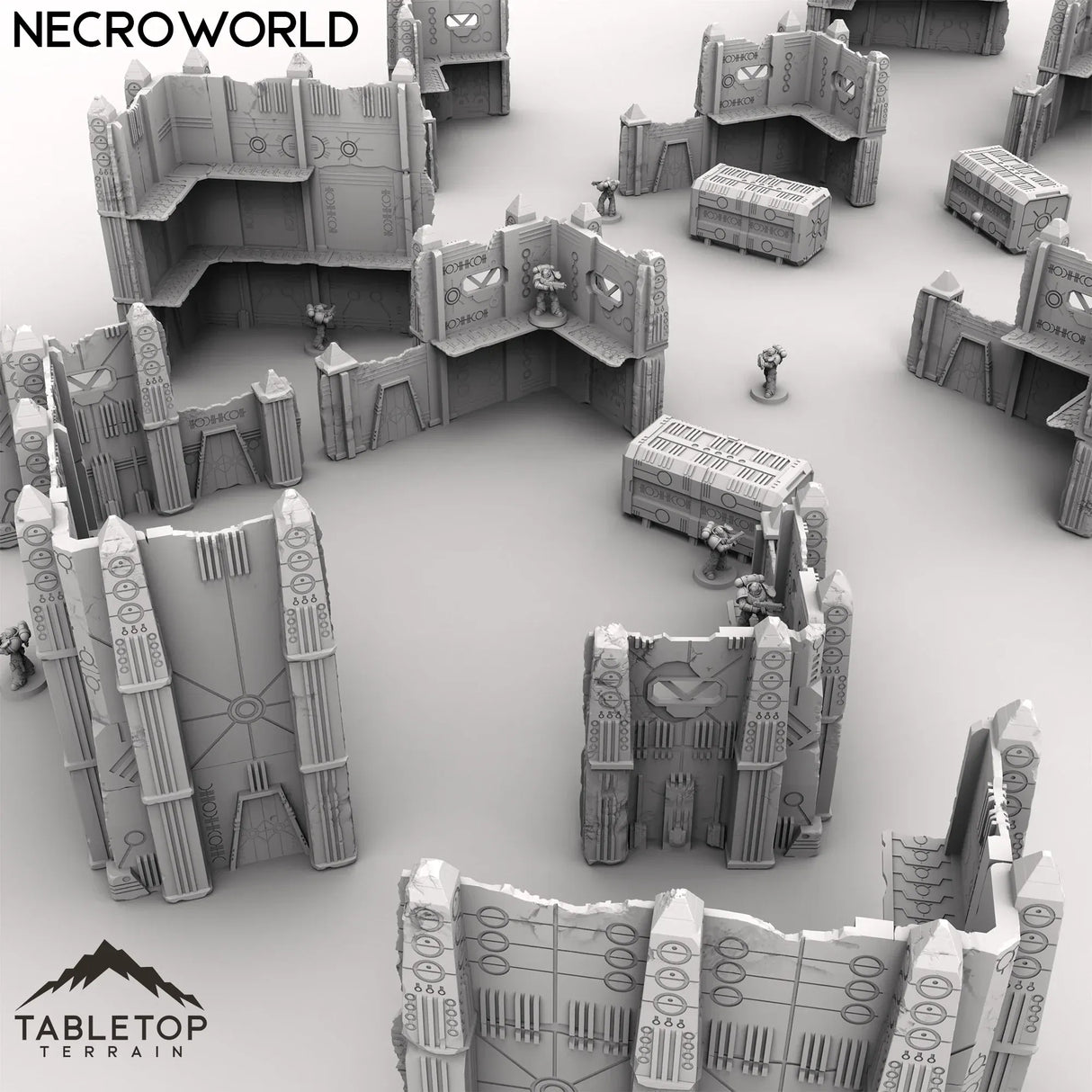 Tabletop Terrain Terrain NecroWorld - WTC compatible Terrain Pack
