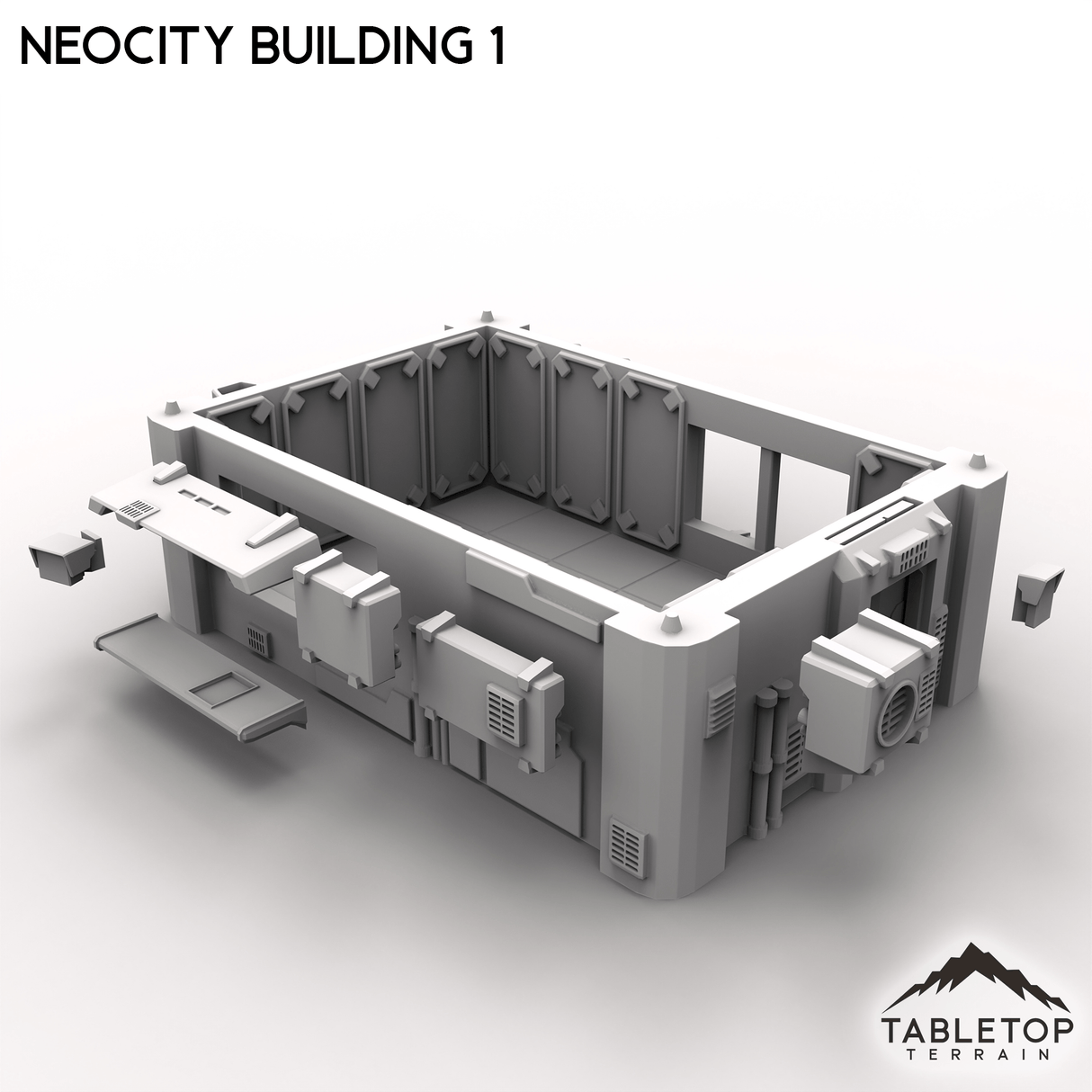 Tabletop Terrain Terrain NeoCity Building 1