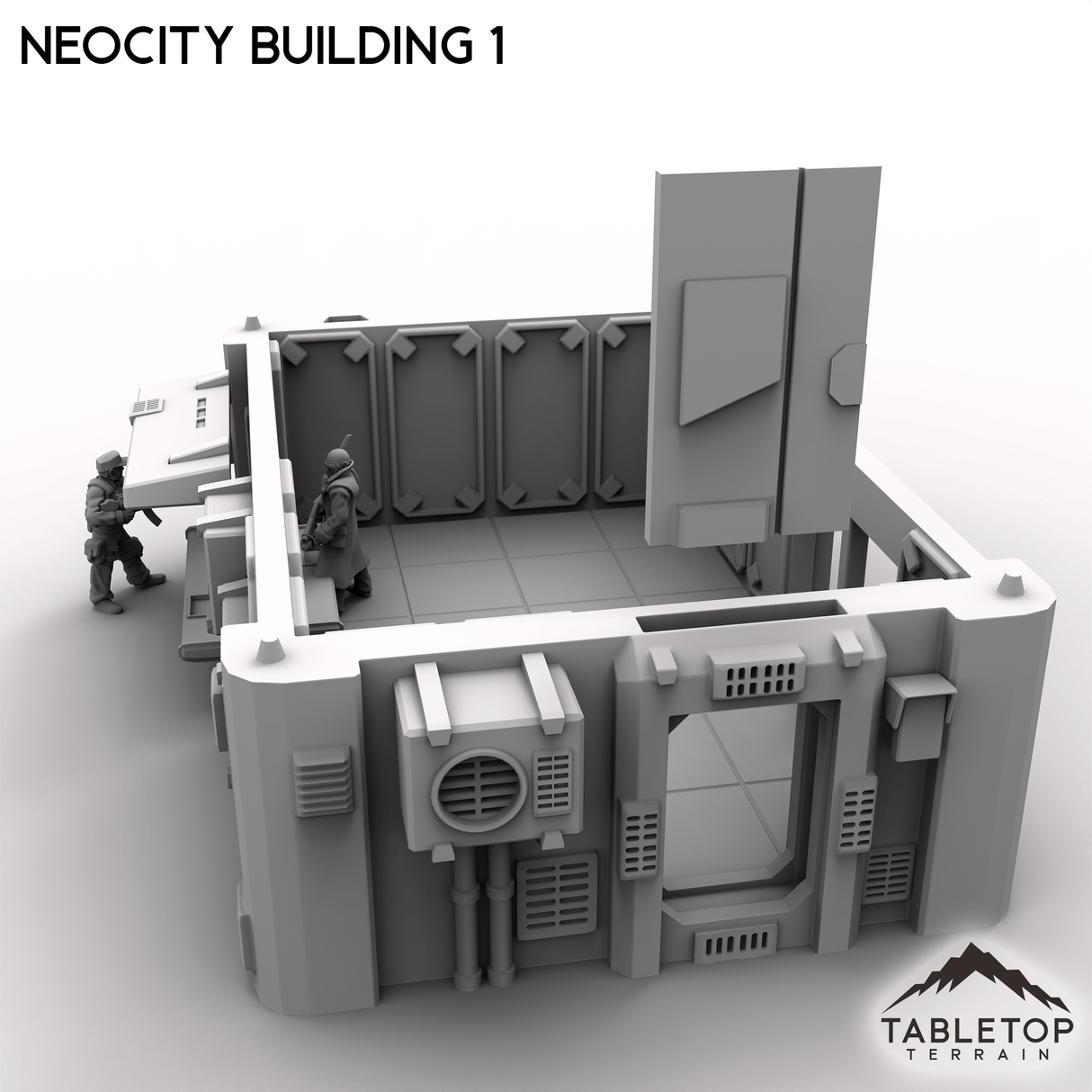 Tabletop Terrain Terrain NeoCity Building 1