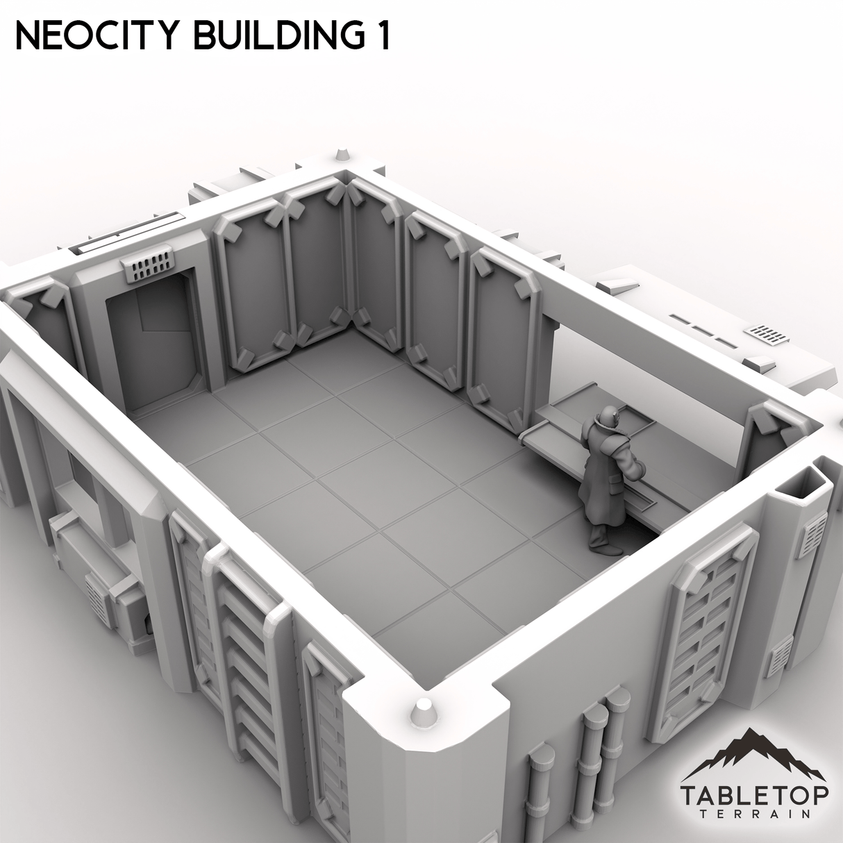 Tabletop Terrain Terrain NeoCity Building 1