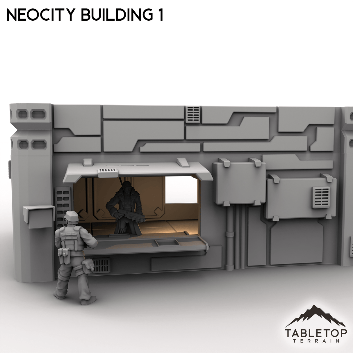 Tabletop Terrain Terrain NeoCity Building 1