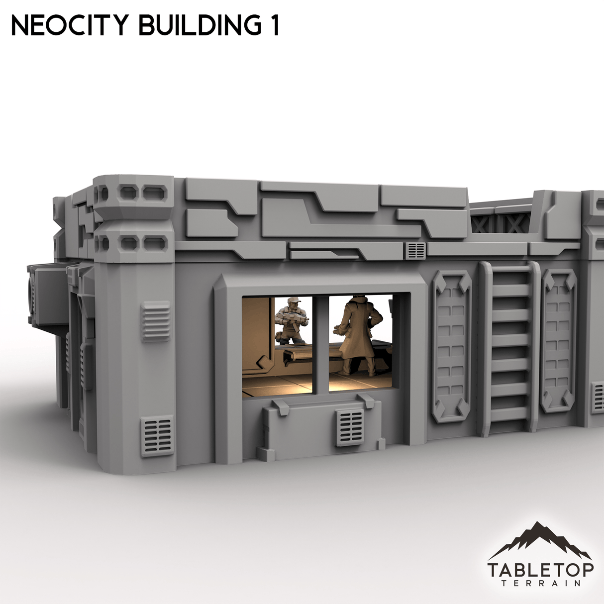 Tabletop Terrain Terrain NeoCity Building 1