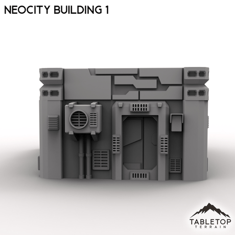 Tabletop Terrain Terrain NeoCity Building 1