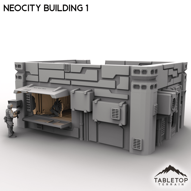 Tabletop Terrain Terrain NeoCity Building 1