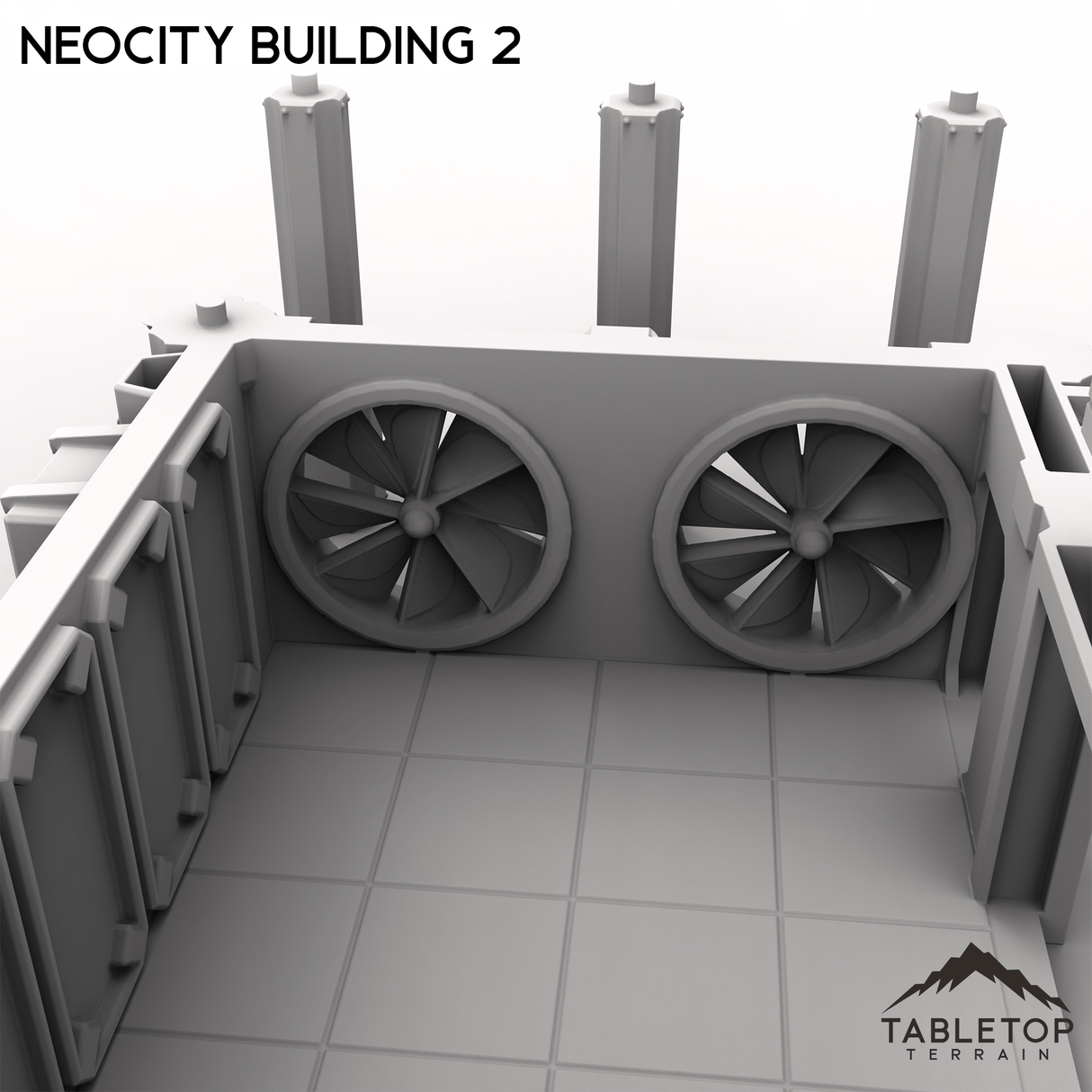 Tabletop Terrain Terrain NeoCity Building 2