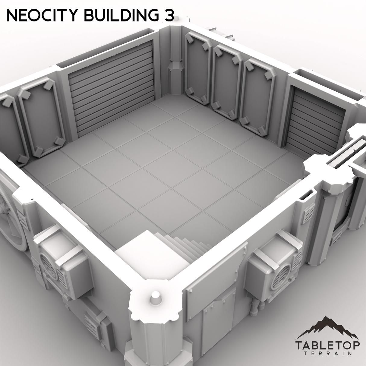 Tabletop Terrain Terrain NeoCity Building 3