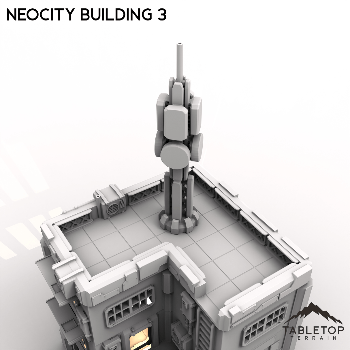 Tabletop Terrain Terrain NeoCity Building 3