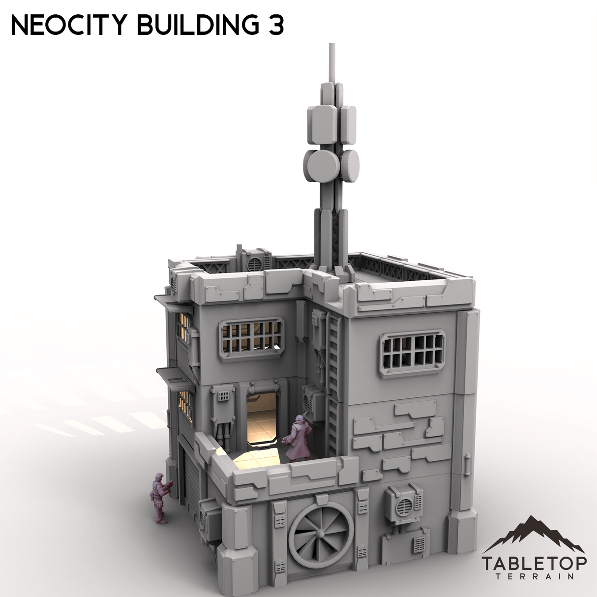 Tabletop Terrain Terrain NeoCity Building 3
