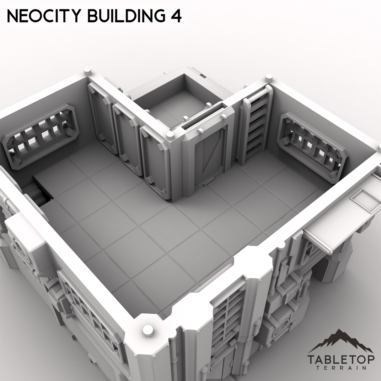 Tabletop Terrain Terrain NeoCity Building 4