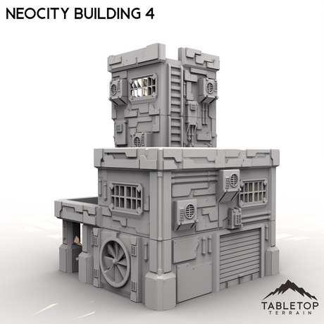 Tabletop Terrain Terrain NeoCity Building 4