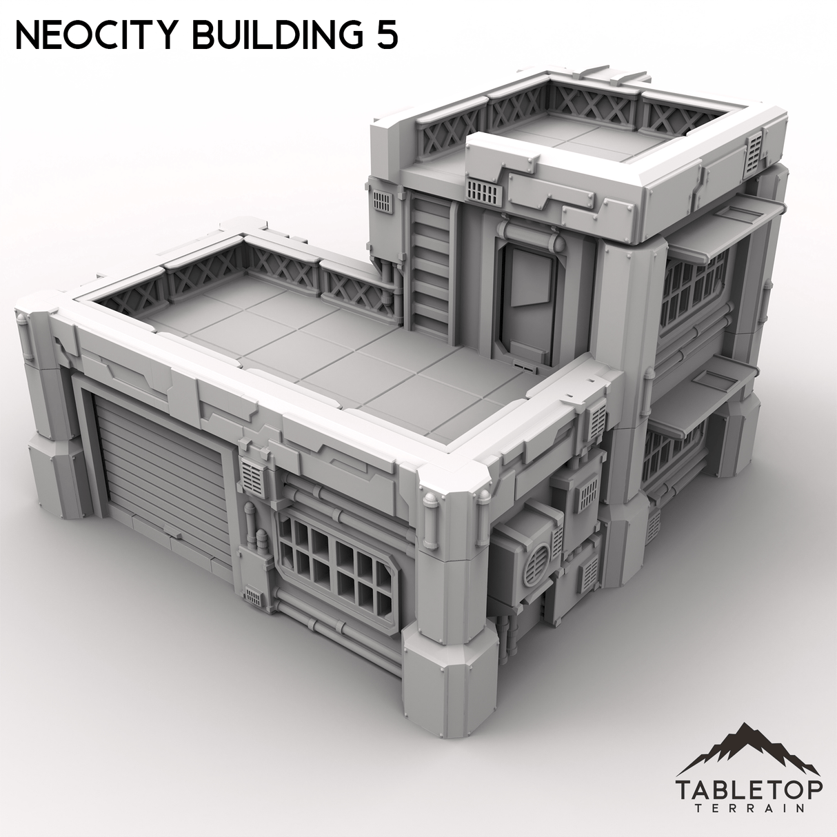Tabletop Terrain Terrain NeoCity Building 5