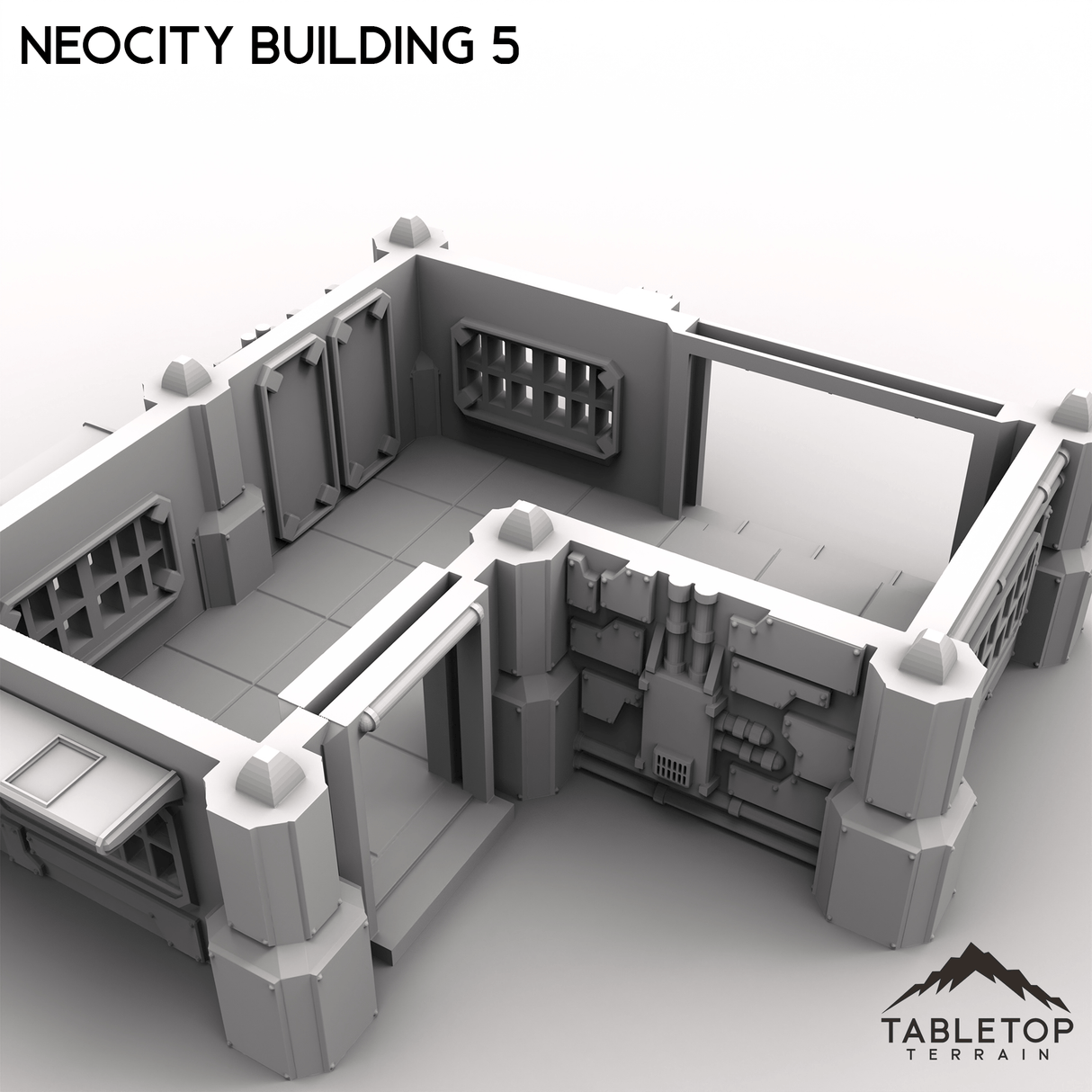 Tabletop Terrain Terrain NeoCity Building 5