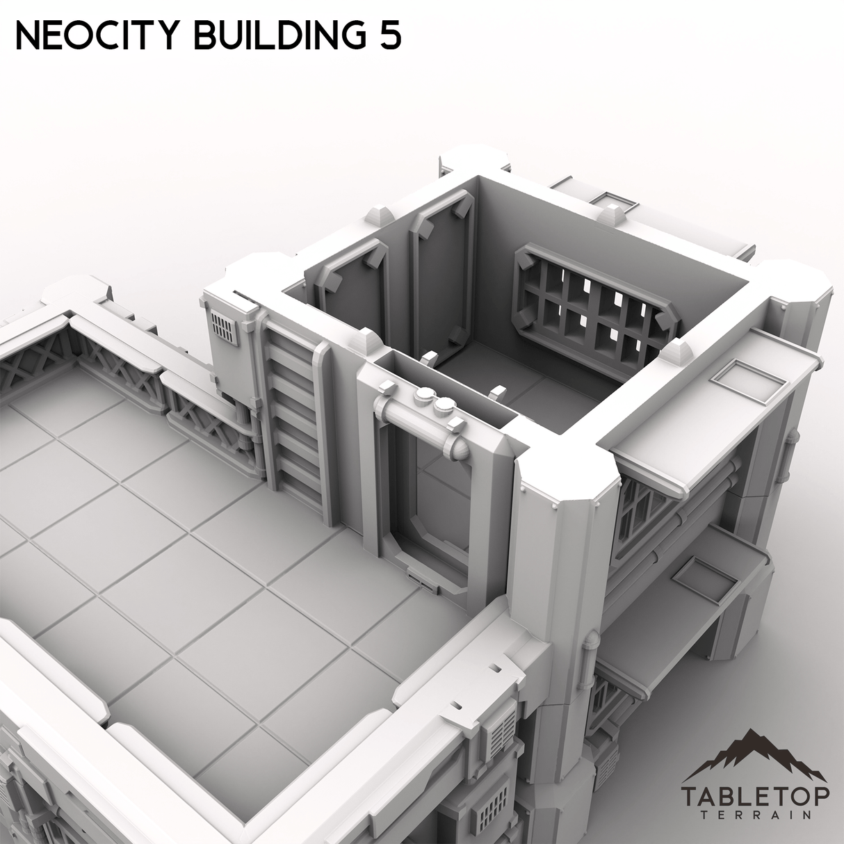 Tabletop Terrain Terrain NeoCity Building 5