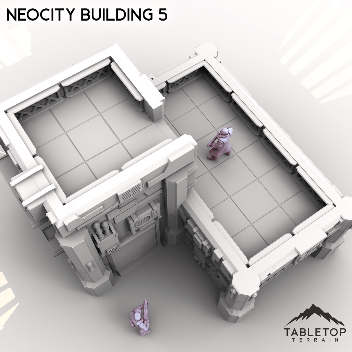 Tabletop Terrain Terrain NeoCity Building 5