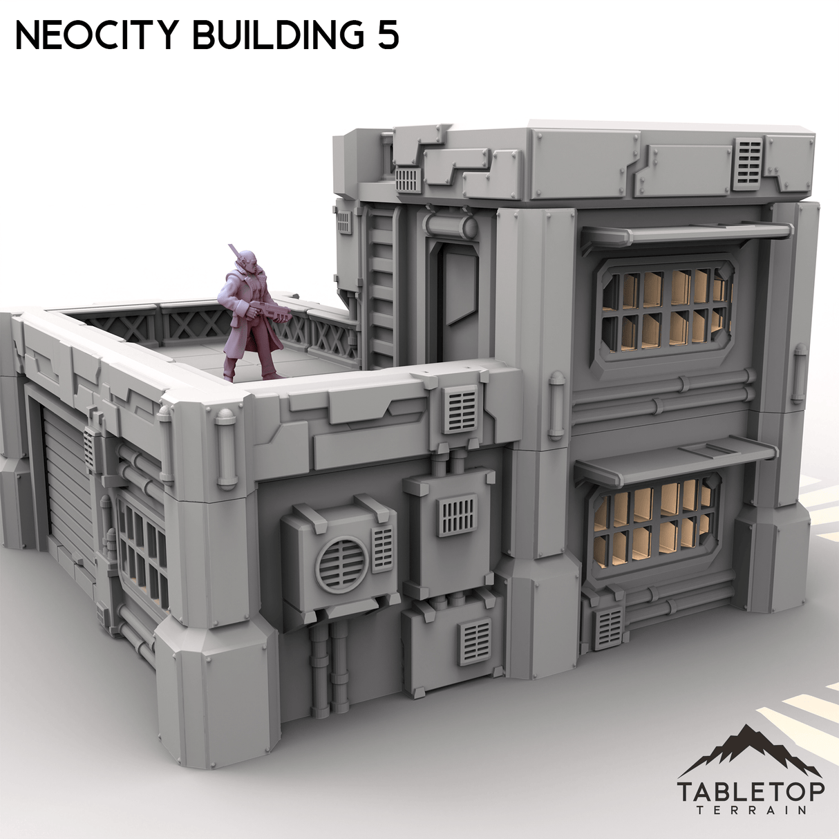 Tabletop Terrain Terrain NeoCity Building 5