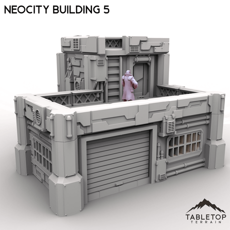Tabletop Terrain Terrain NeoCity Building 5