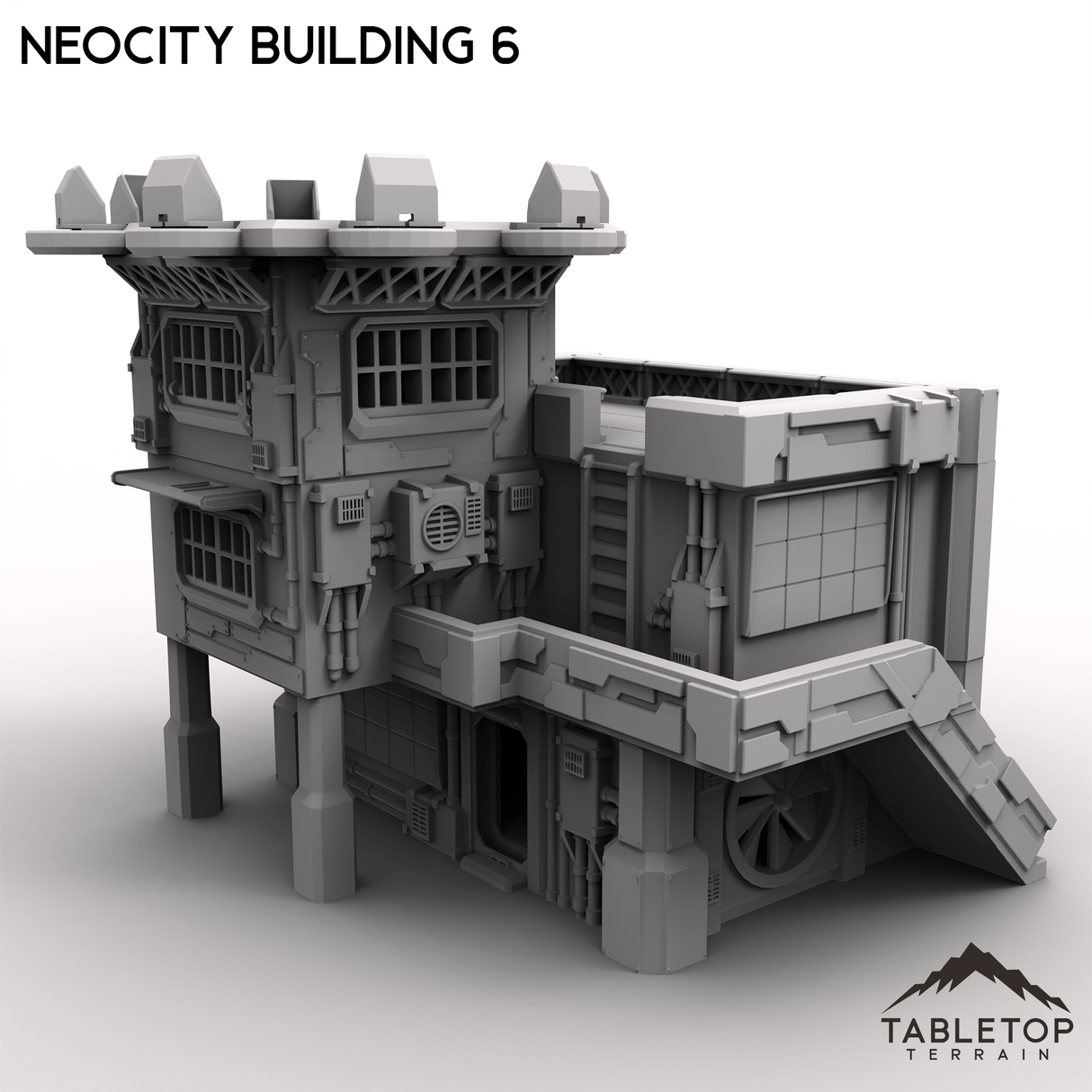 Tabletop Terrain Terrain NeoCity Building 6