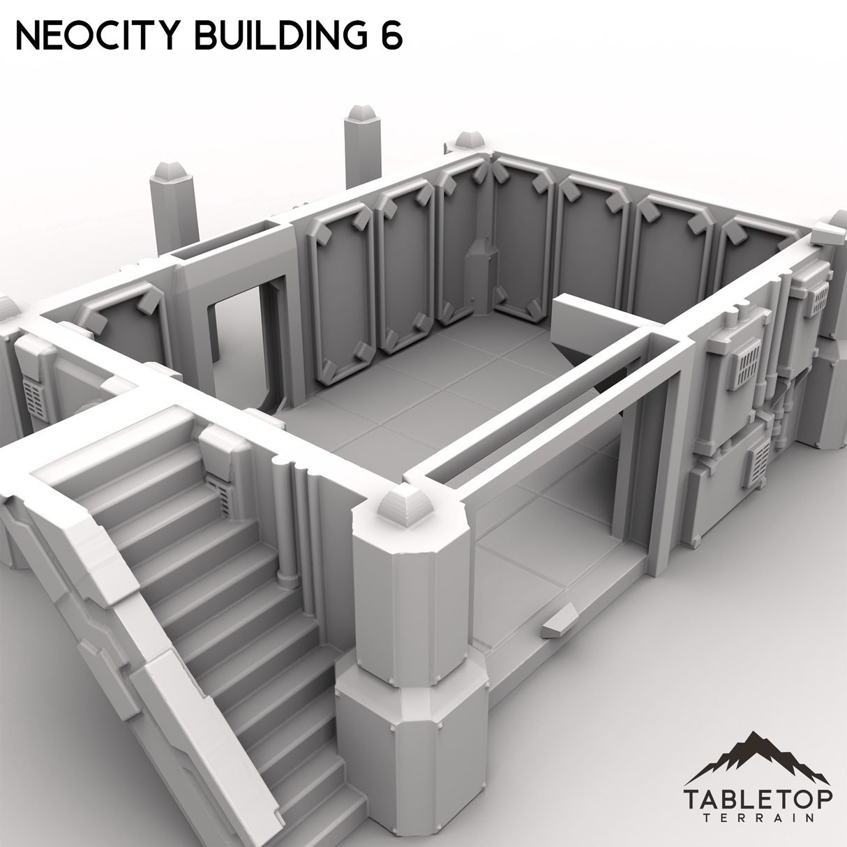 Tabletop Terrain Terrain NeoCity Building 6