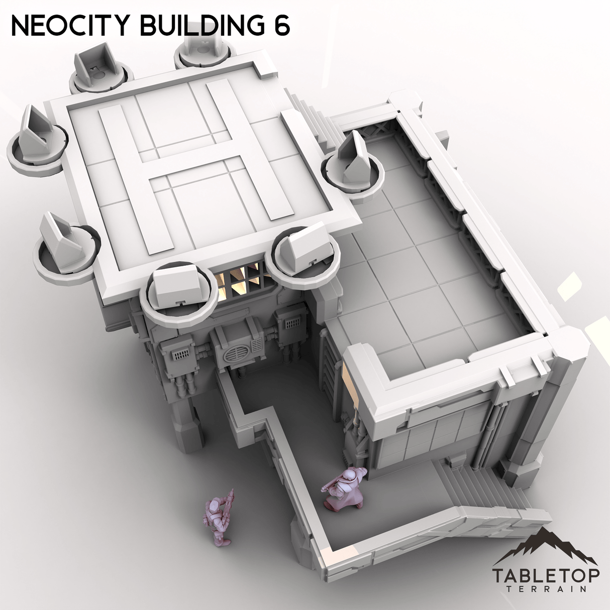 Tabletop Terrain Terrain NeoCity Building 6