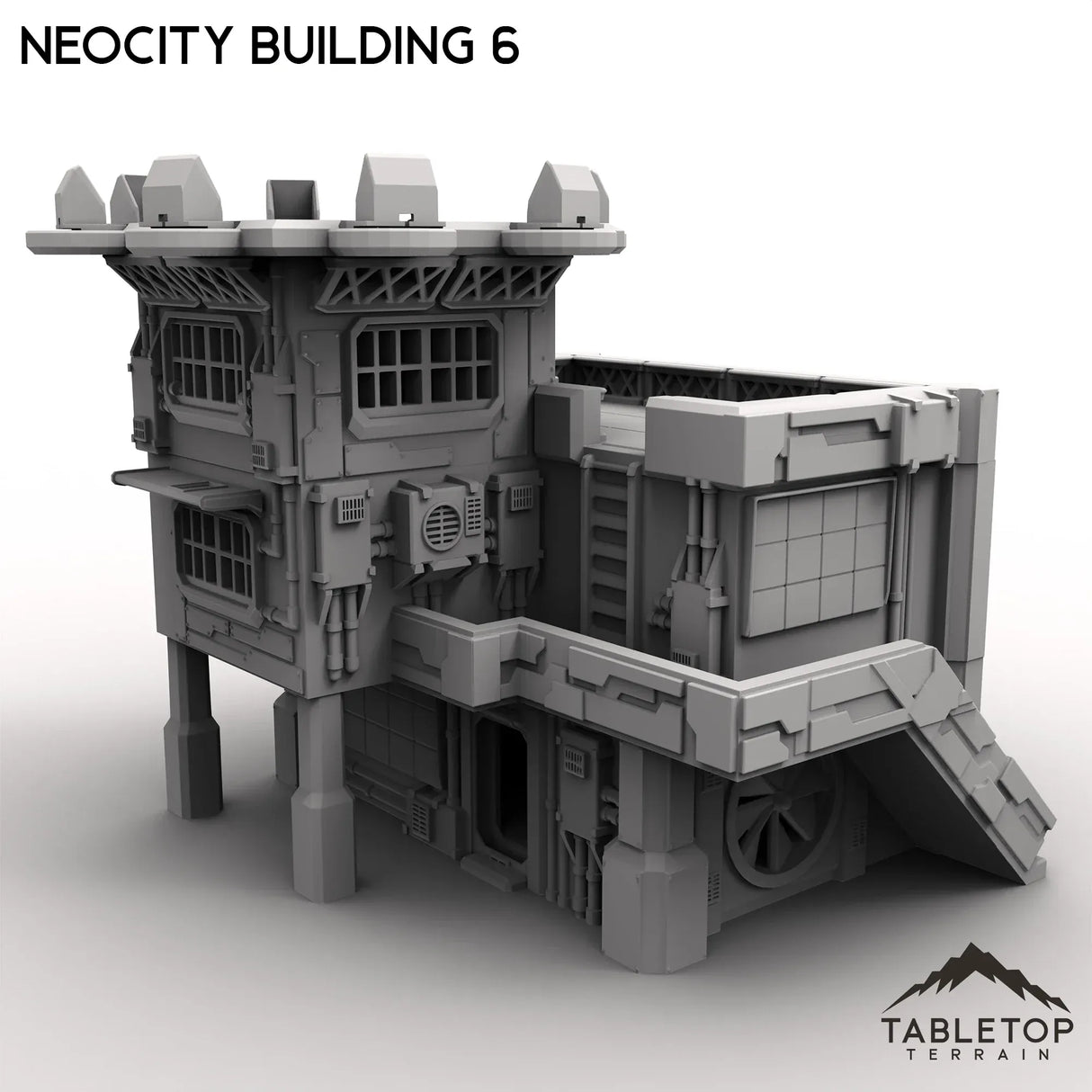 Tabletop Terrain Terrain NeoCity Building 6