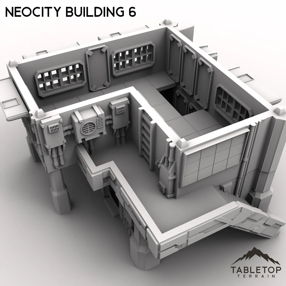 Tabletop Terrain Terrain NeoCity Building 6