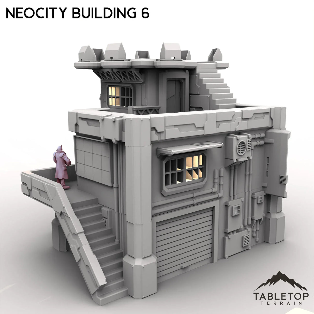 Tabletop Terrain Terrain NeoCity Building 6
