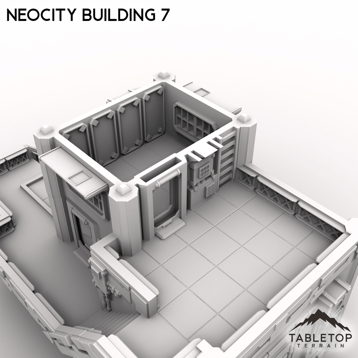 Tabletop Terrain Terrain NeoCity Building 7