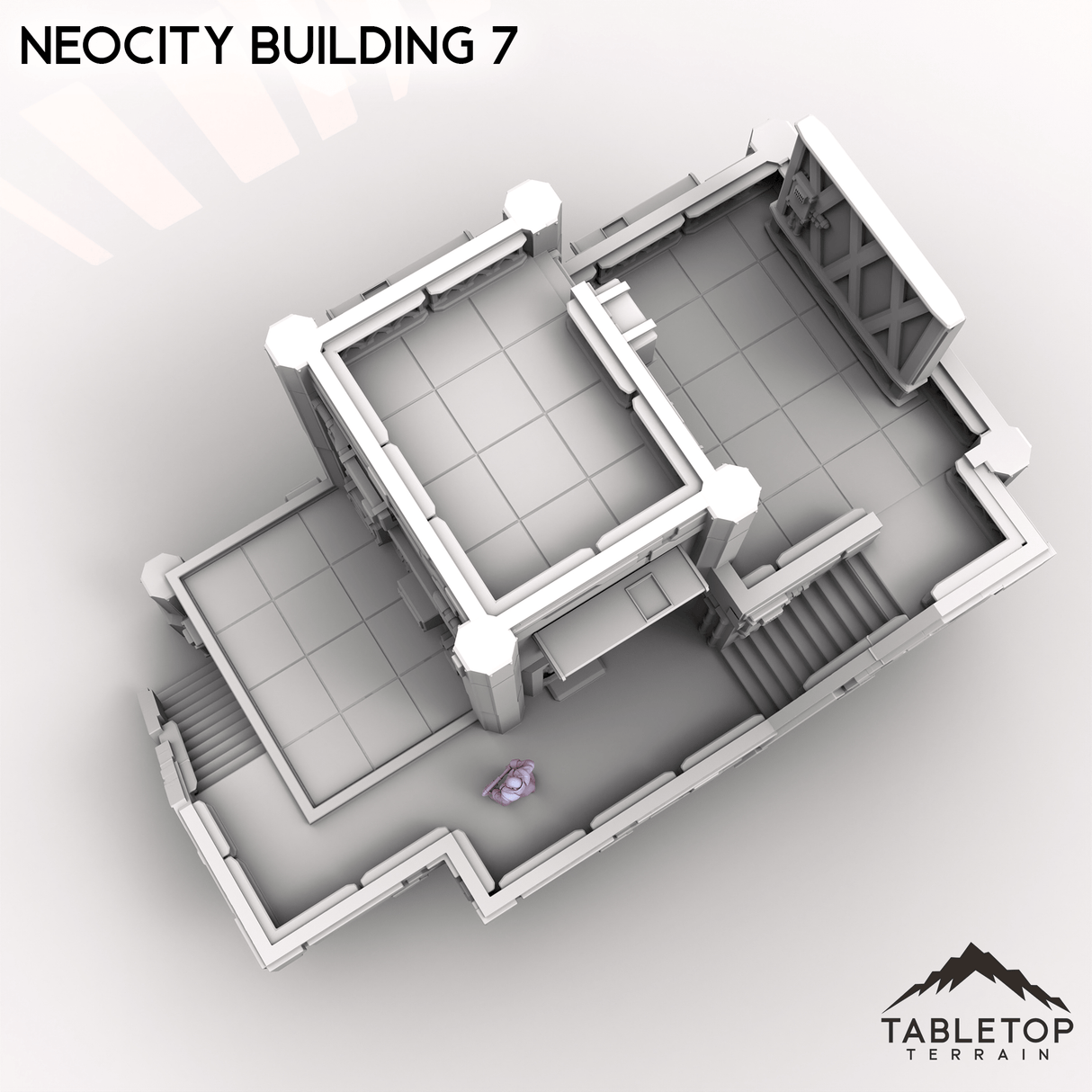 Tabletop Terrain Terrain NeoCity Building 7