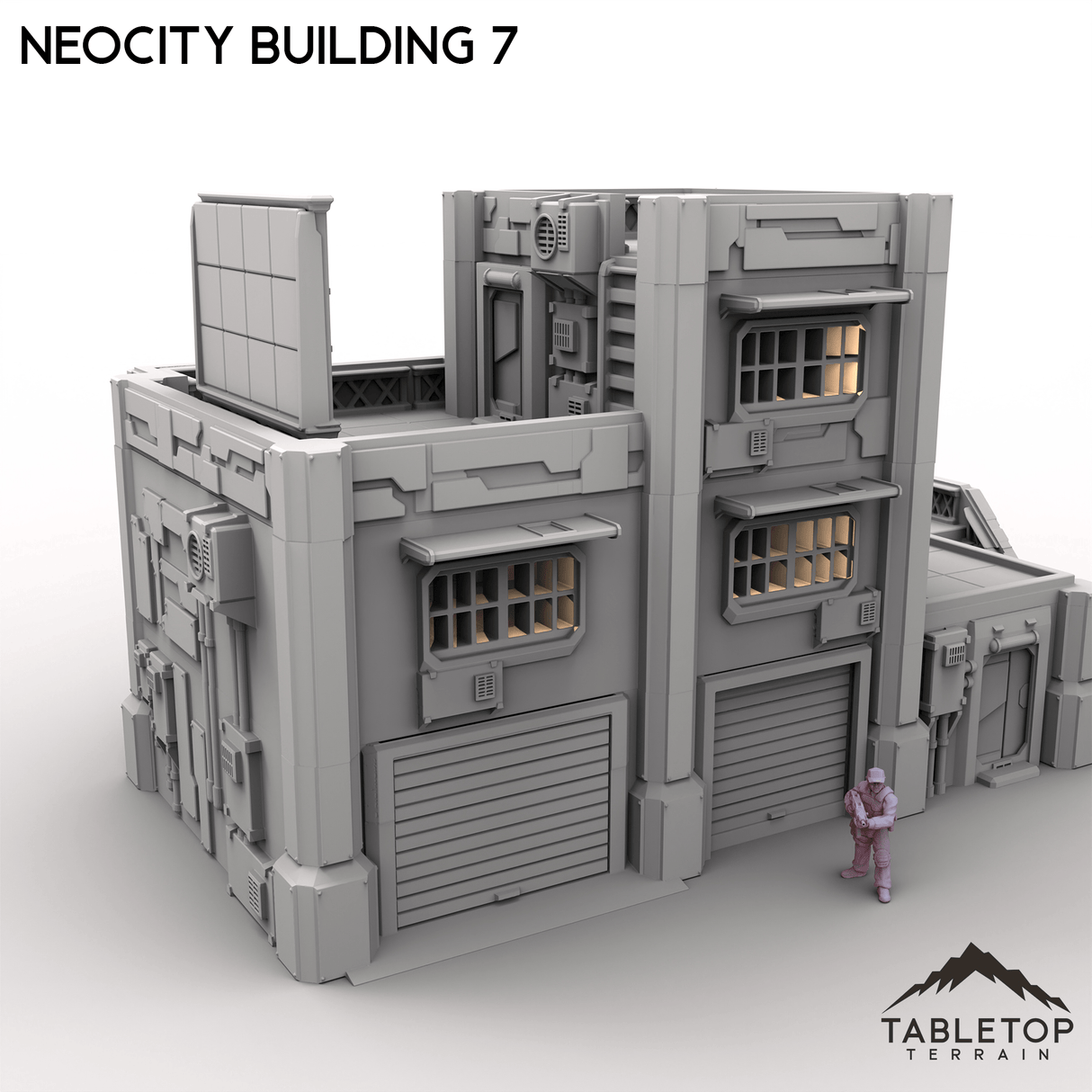 Tabletop Terrain Terrain NeoCity Building 7