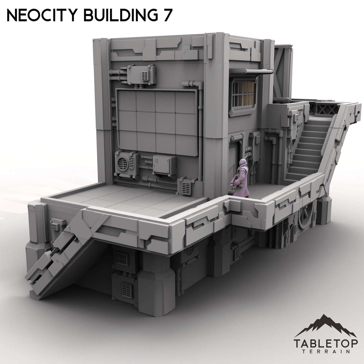 Tabletop Terrain Terrain NeoCity Building 7