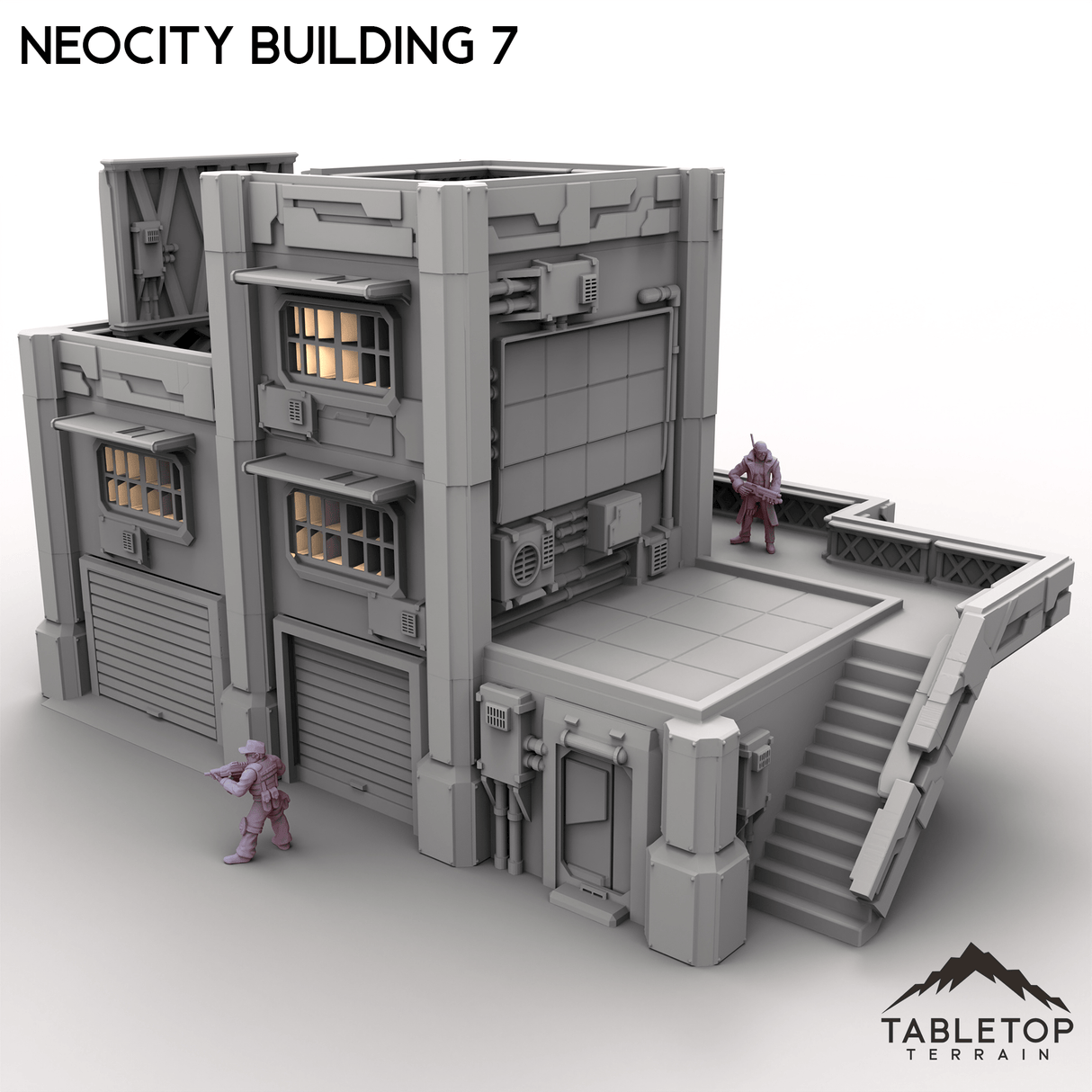 Tabletop Terrain Terrain NeoCity Building 7